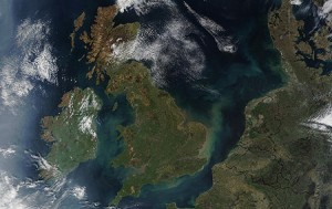 UK Satellite Map